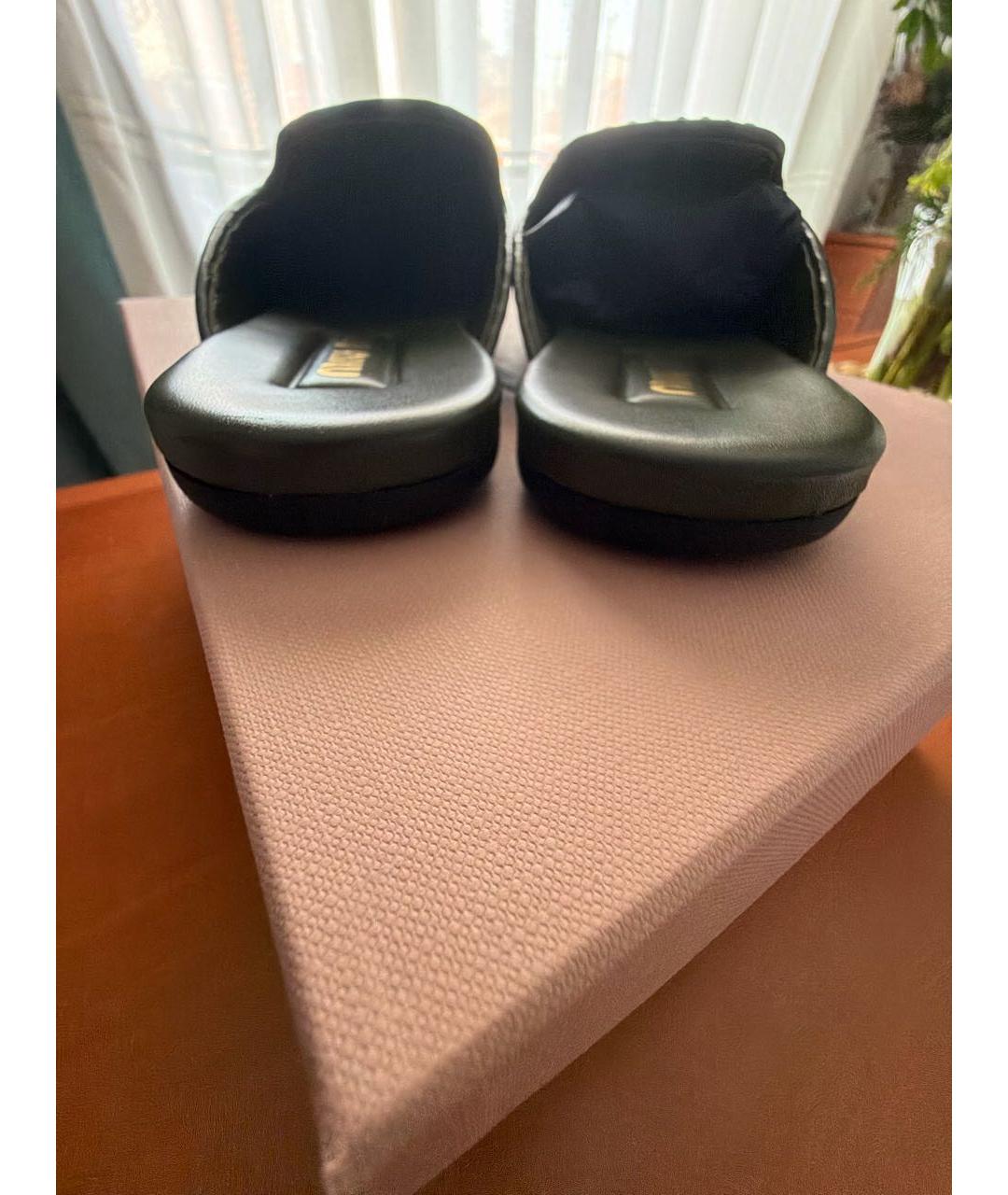 MIU MIU Хаки мюли, фото 7