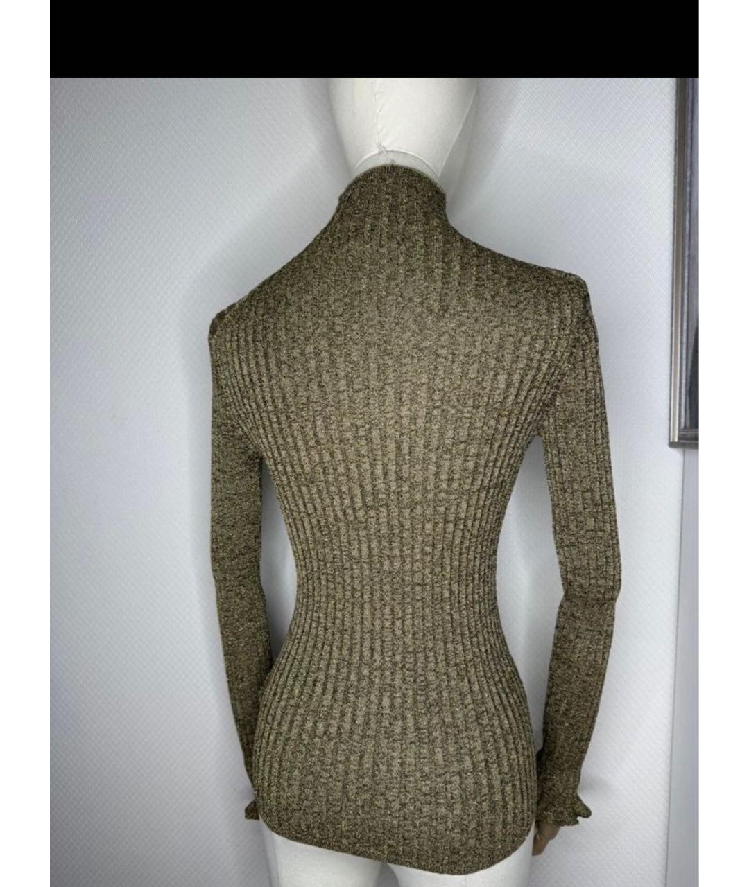 POLO RALPH LAUREN Хаки вискозная водолазка, фото 3