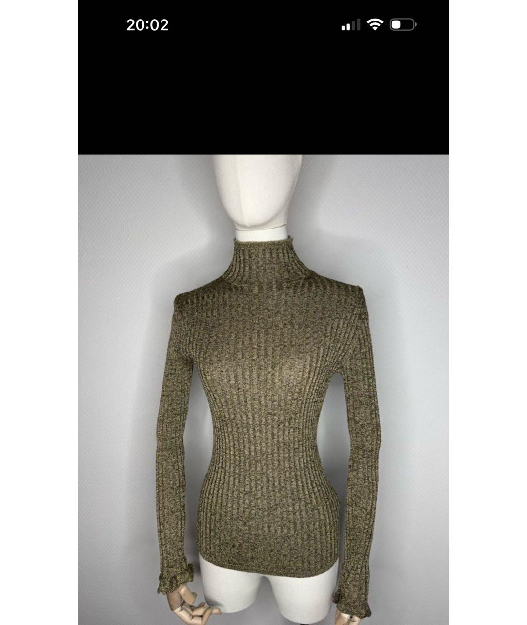 POLO RALPH LAUREN Хаки вискозная водолазка, фото 5