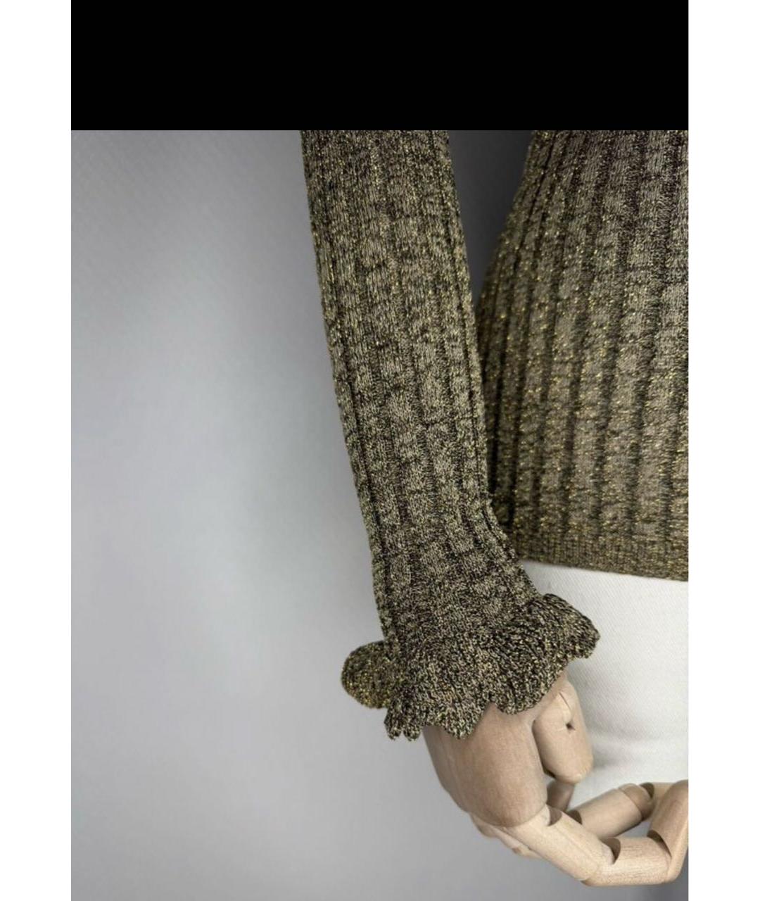 POLO RALPH LAUREN Хаки вискозная водолазка, фото 4