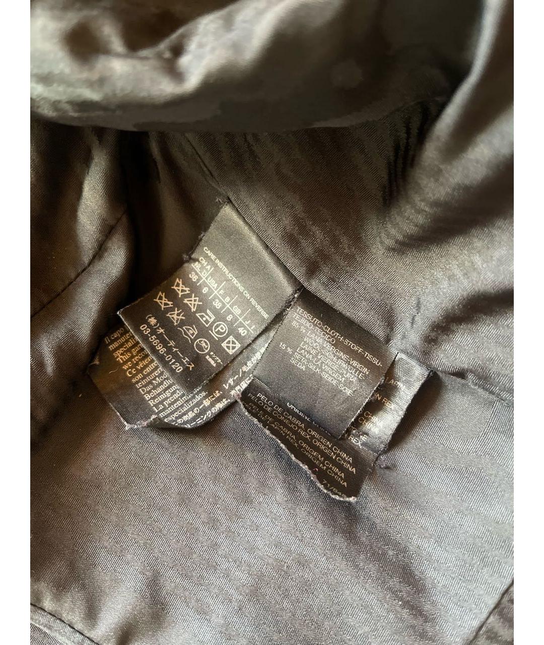 MAX MARA Черное шерстяное пальто, фото 7