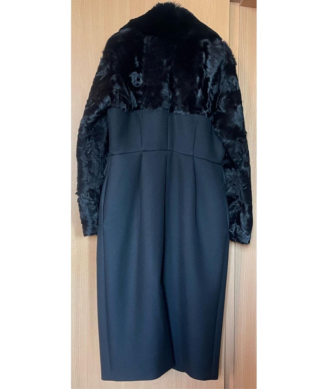 MAX MARA Черное шерстяное пальто, фото 2