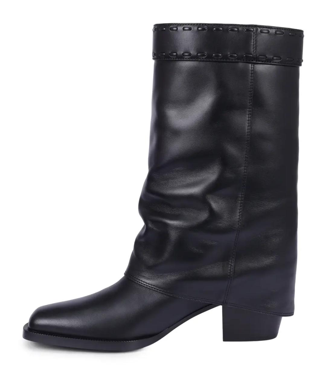 FENDI Черные сапоги, фото 3