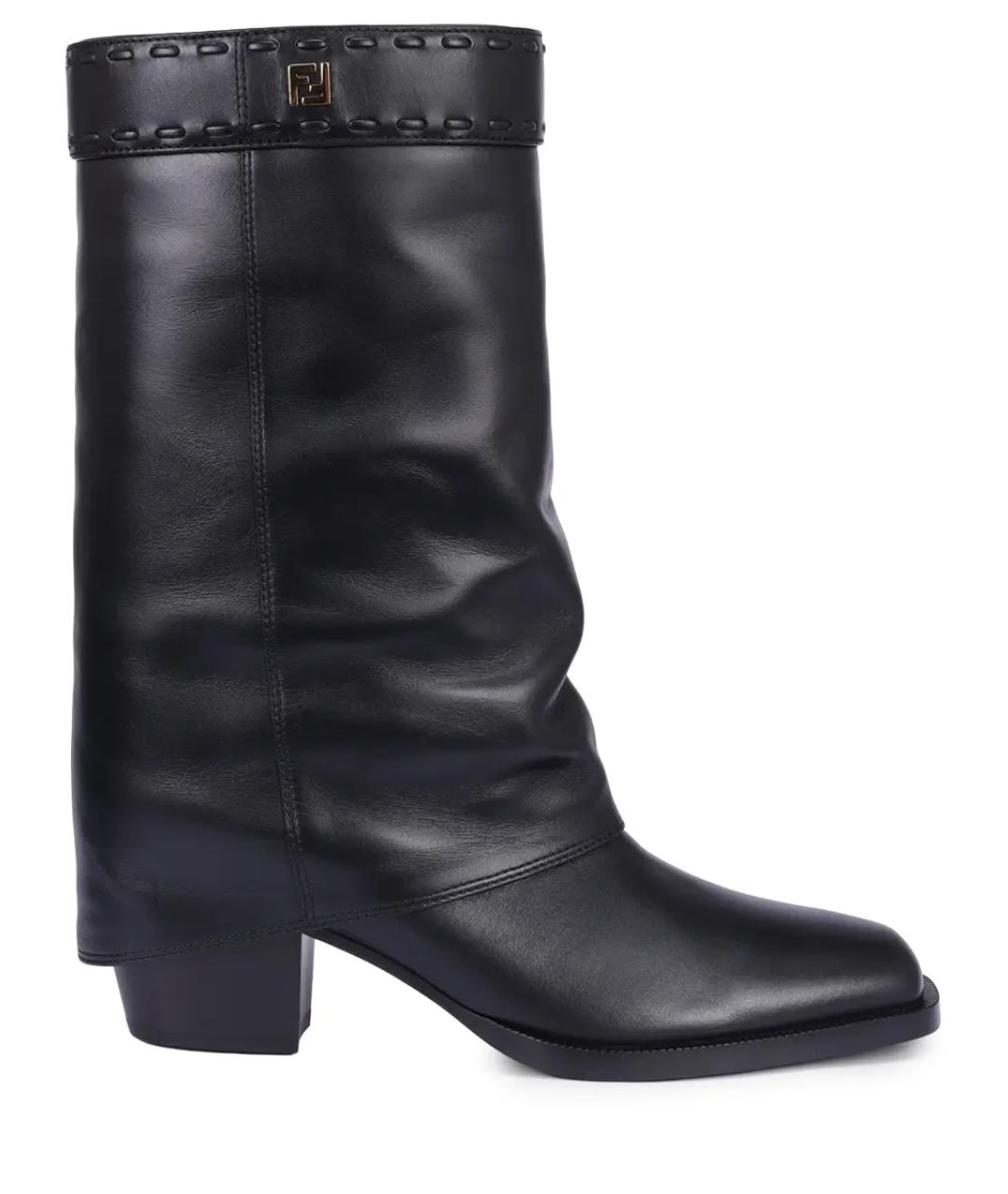 FENDI Черные сапоги, фото 1