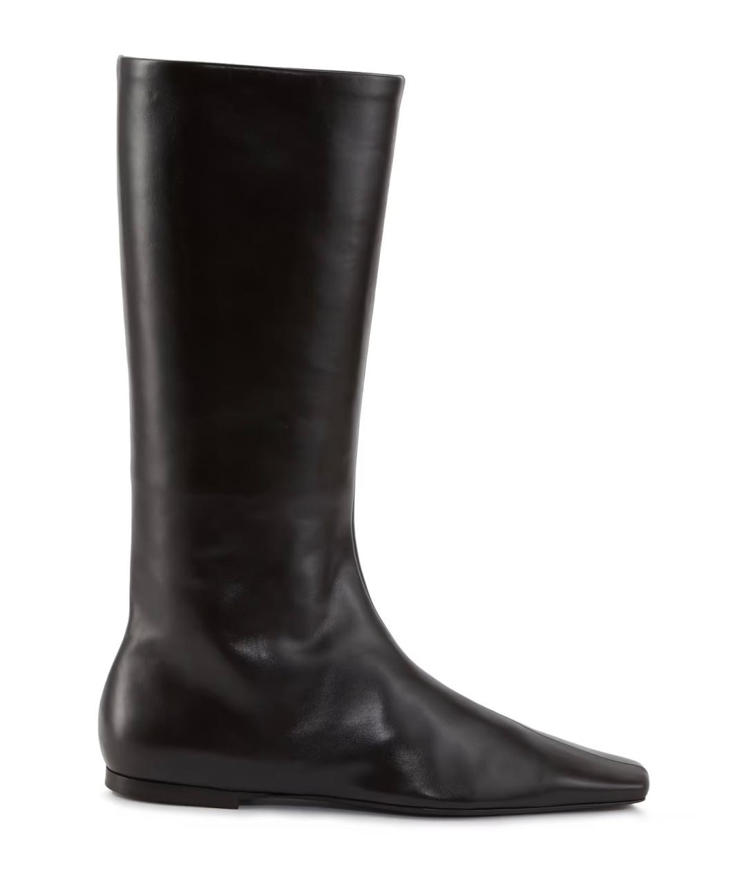 THE ROW Коричневые кожаные сапоги, фото 6