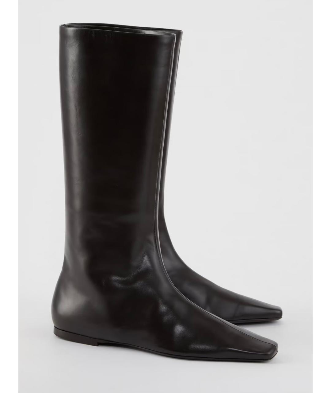 THE ROW Коричневые кожаные сапоги, фото 2