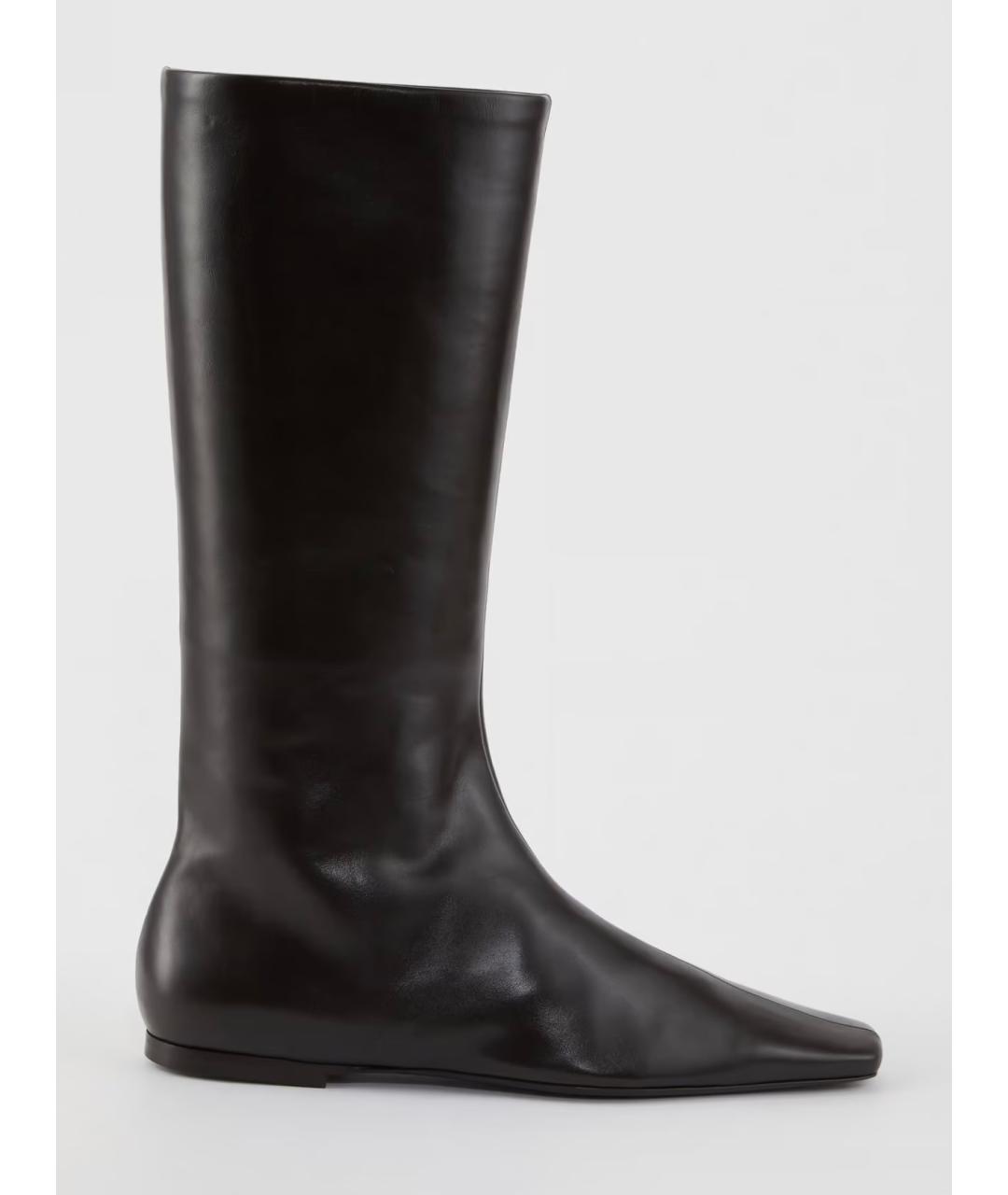 THE ROW Коричневые кожаные сапоги, фото 5