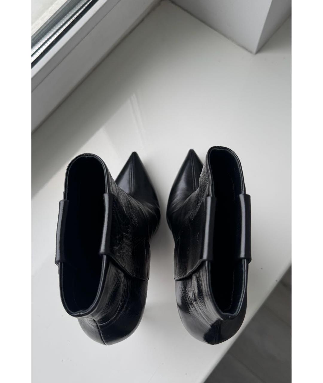 CASADEI Черные ботильоны из лакированной кожи, фото 3