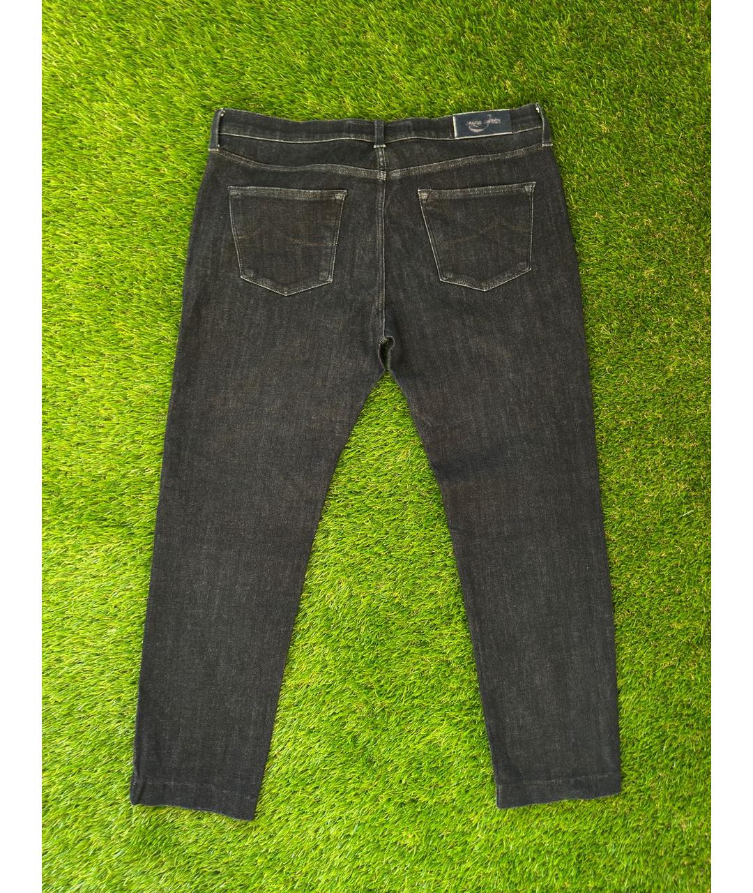 JACOB COHEN Темно-синие хлопковые джинсы скинни, фото 2