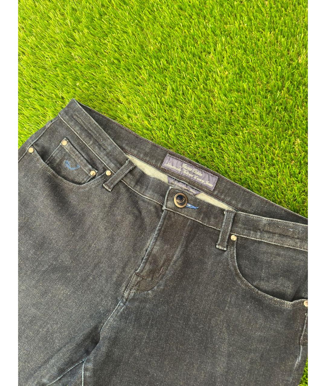 JACOB COHEN Темно-синие хлопковые джинсы скинни, фото 3