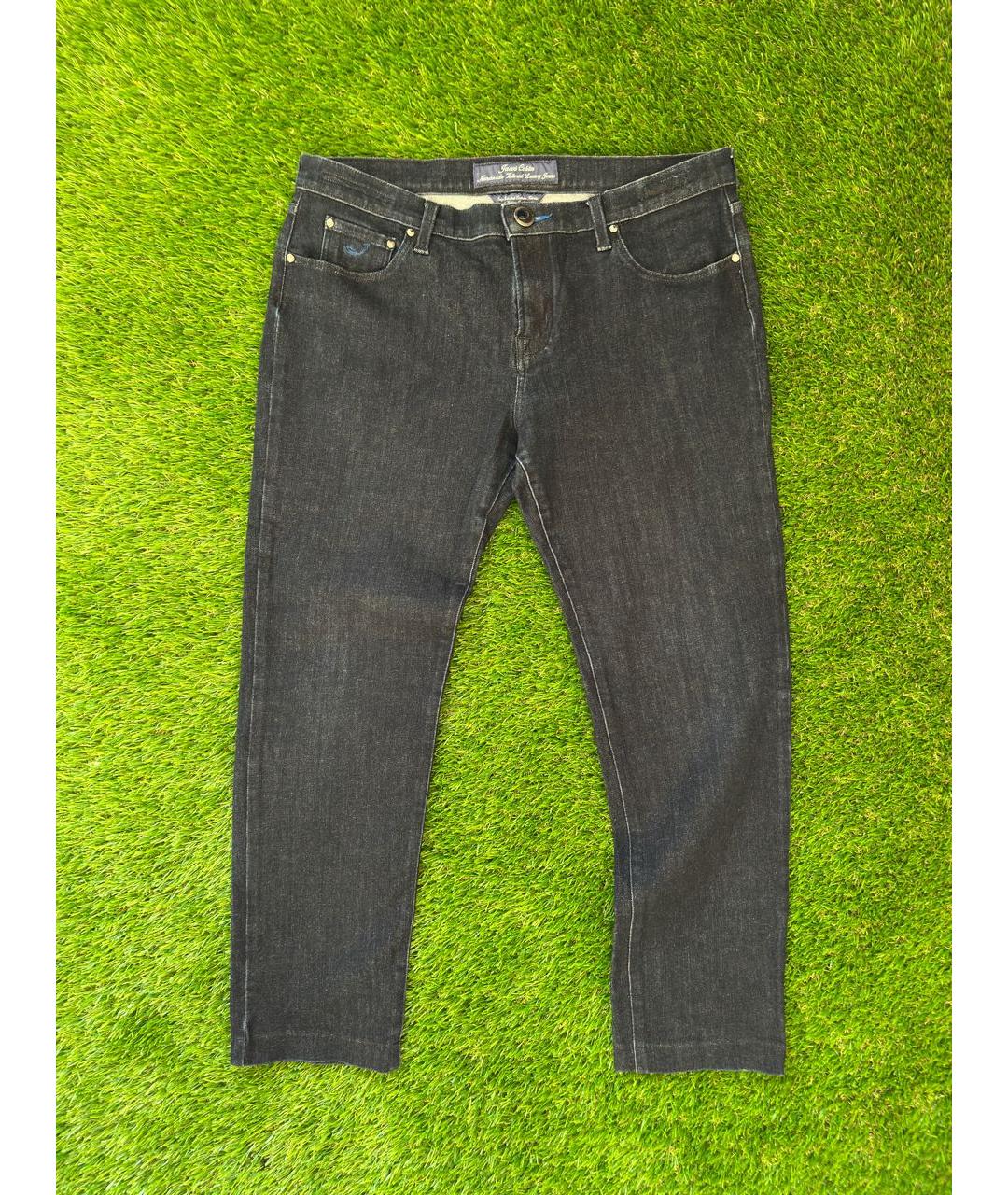 JACOB COHEN Темно-синие хлопковые джинсы скинни, фото 8