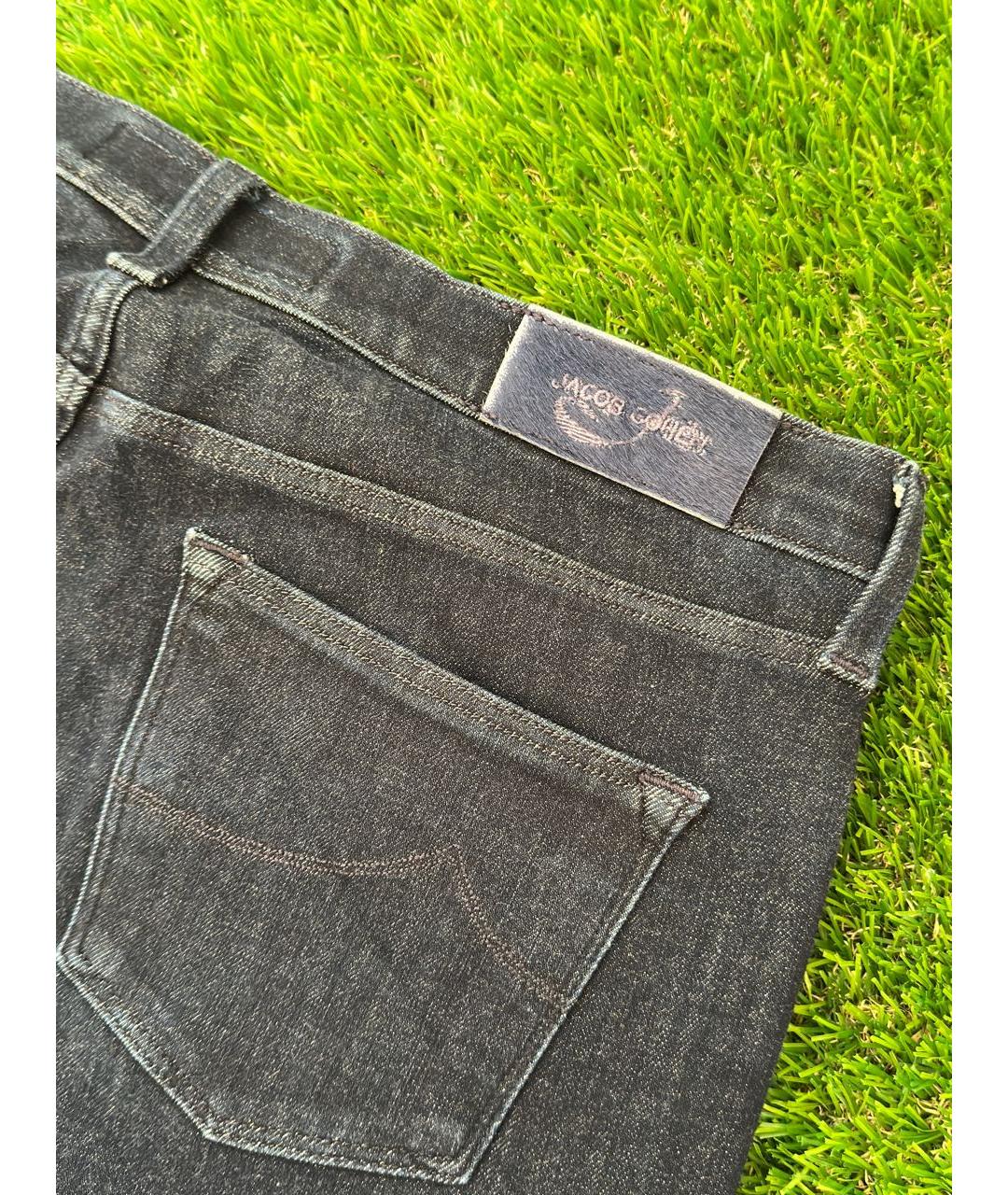 JACOB COHEN Темно-синие хлопковые джинсы скинни, фото 5