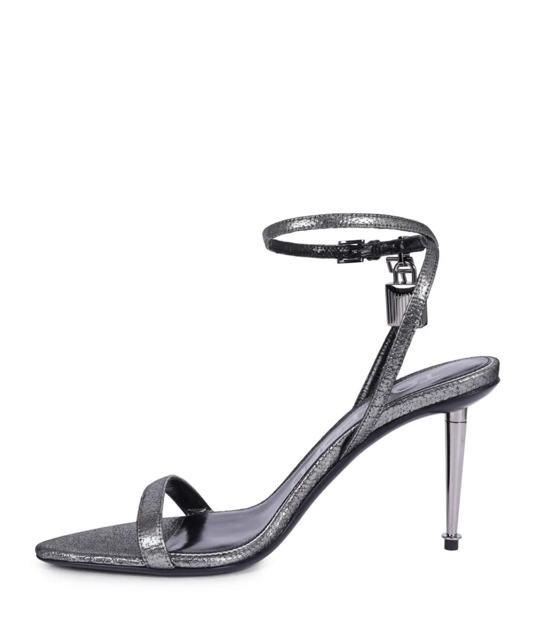 TOM FORD Серые босоножки, фото 3