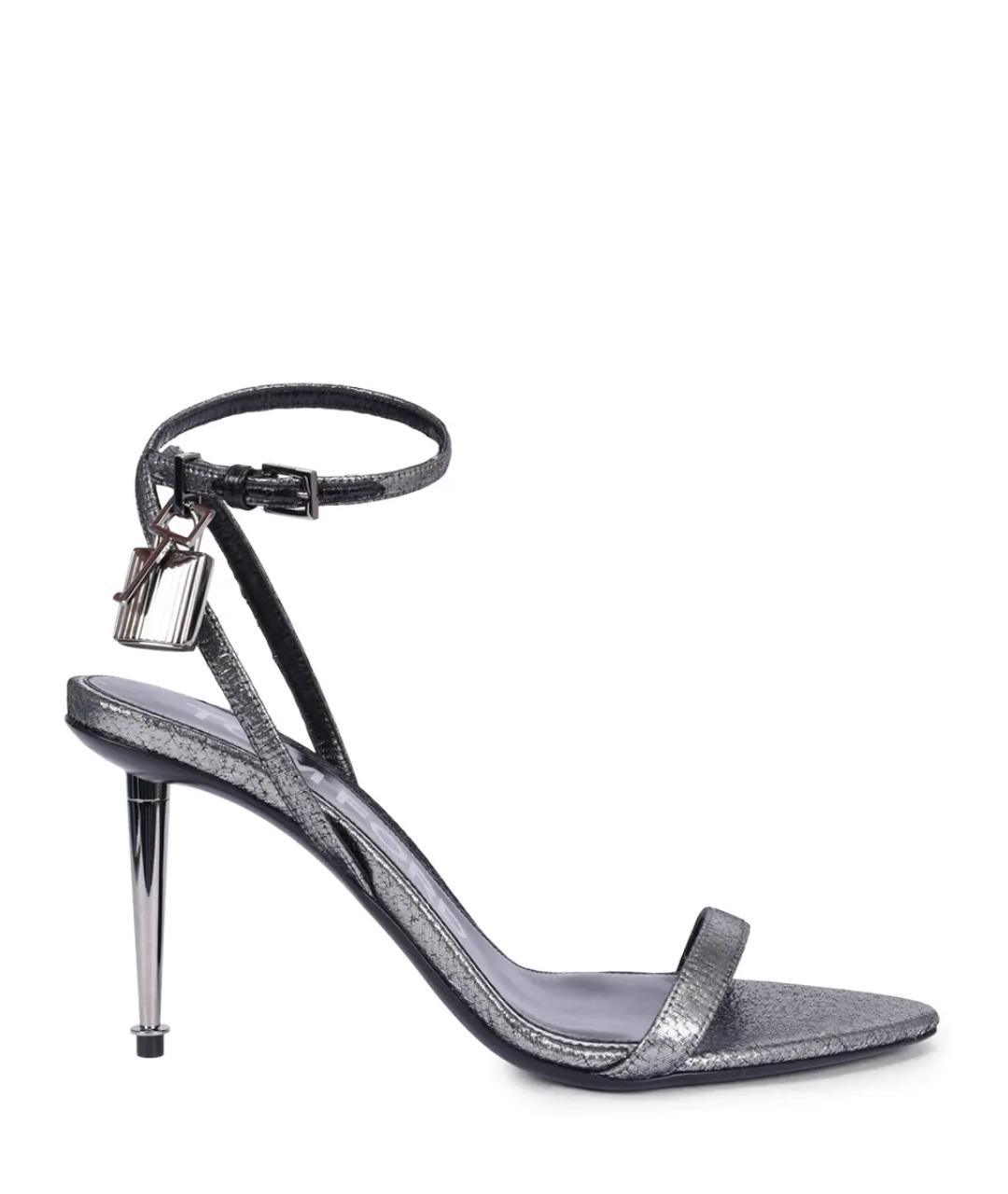 TOM FORD Серые босоножки, фото 1