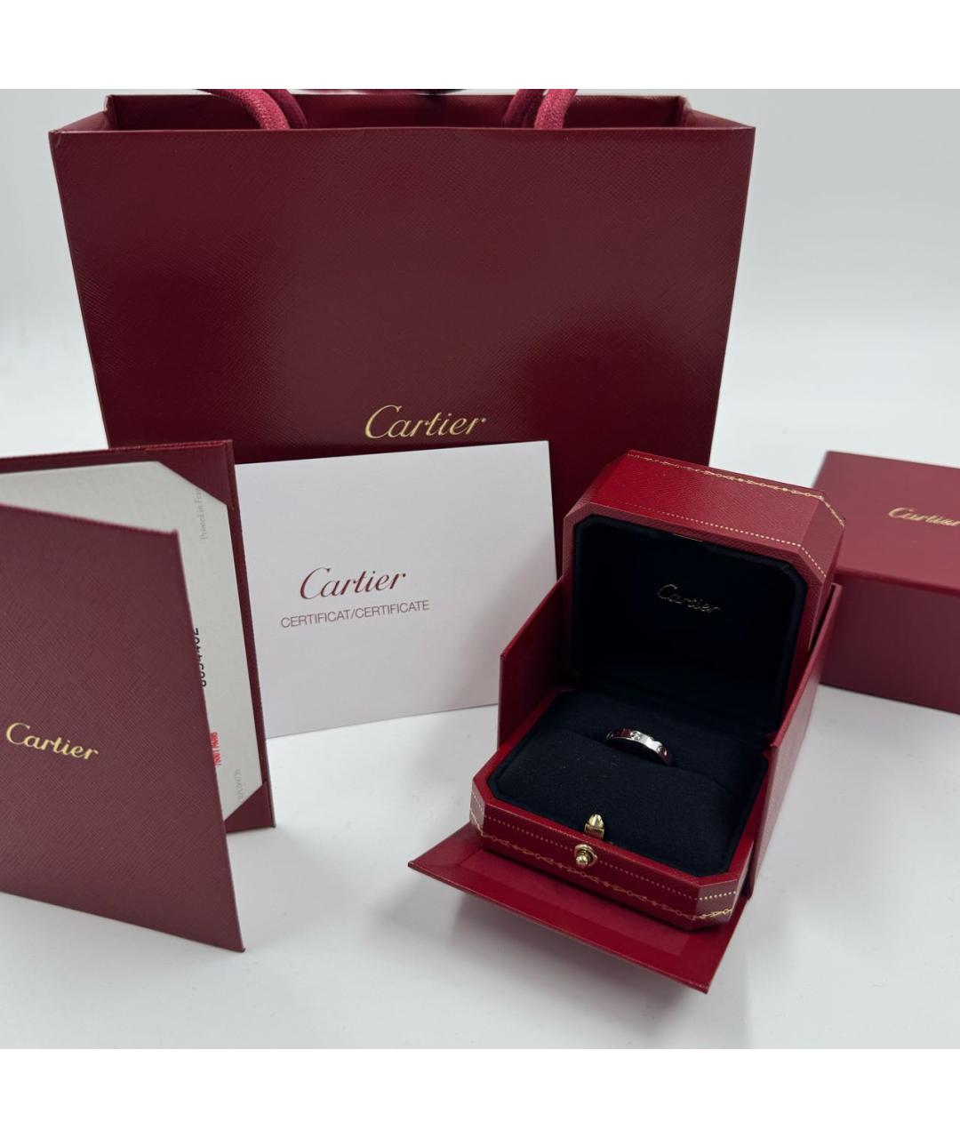 CARTIER Серебряное кольцо из белого золота, фото 2