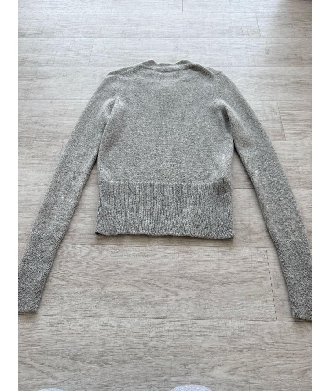 PRADA Серый шерстяной джемпер / свитер, фото 2
