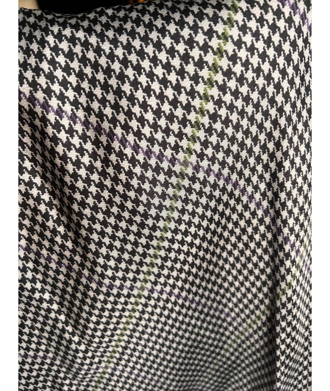 ACNE STUDIOS Темно-синяя шелковая юбка миди, фото 5