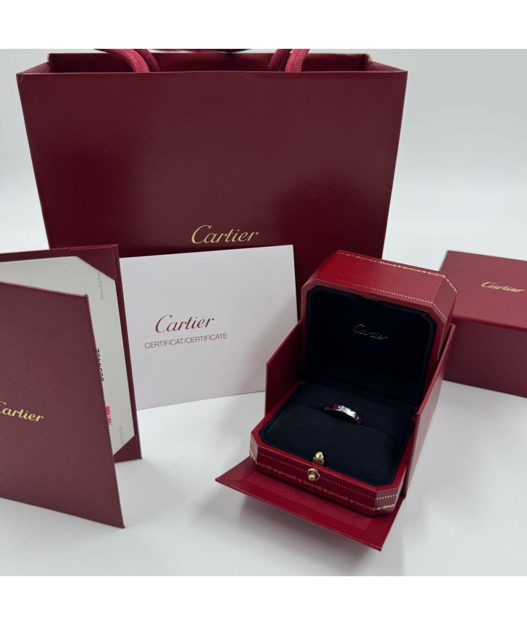 CARTIER Серебряное кольцо из белого золота, фото 2