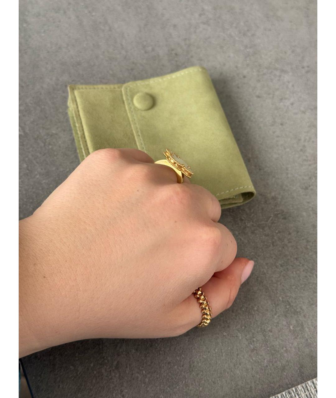 VAN CLEEF & ARPELS Коралловое кольцо из желтого золота, фото 5