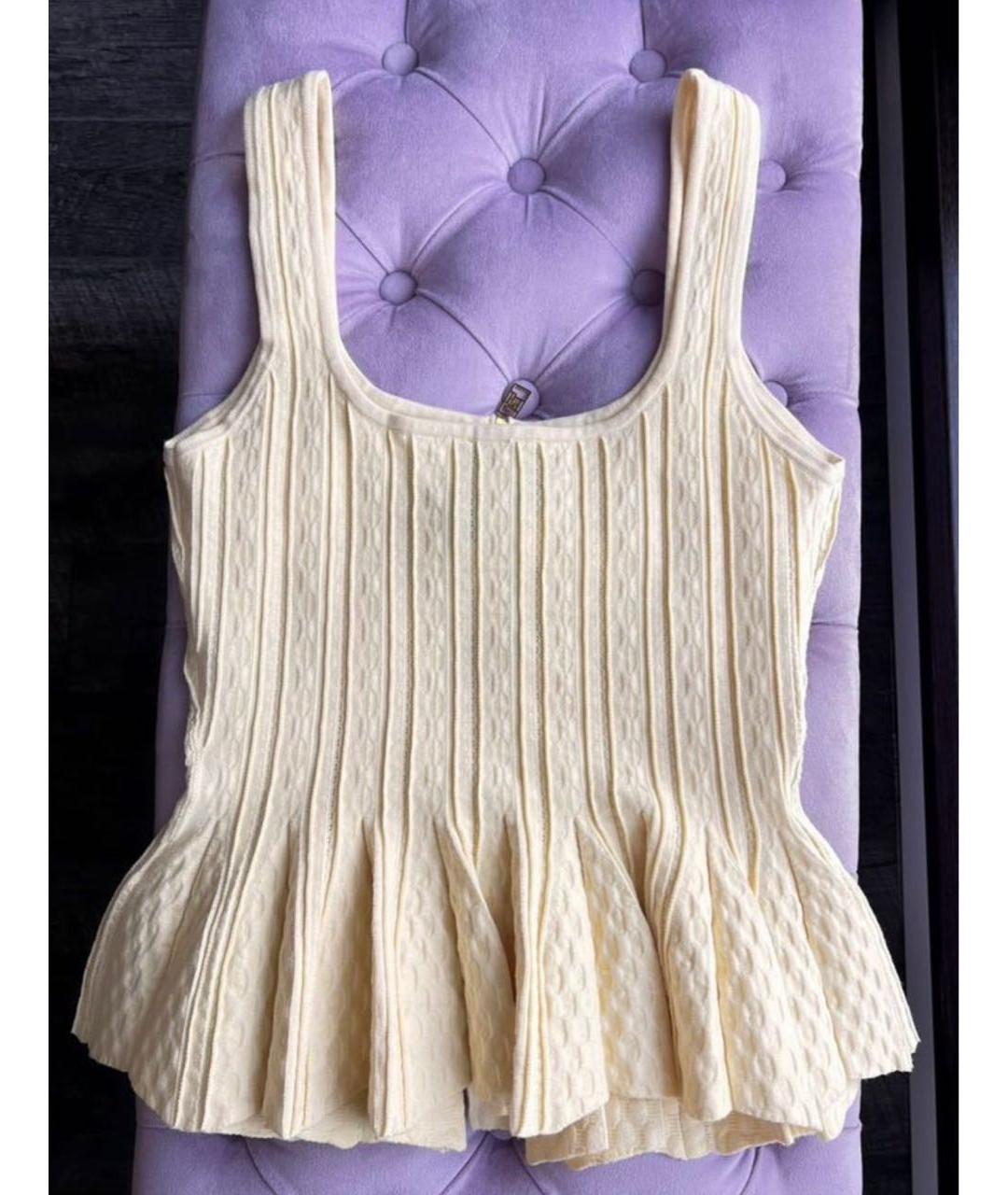 ELISABETTA FRANCHI Желтая блузы, фото 2