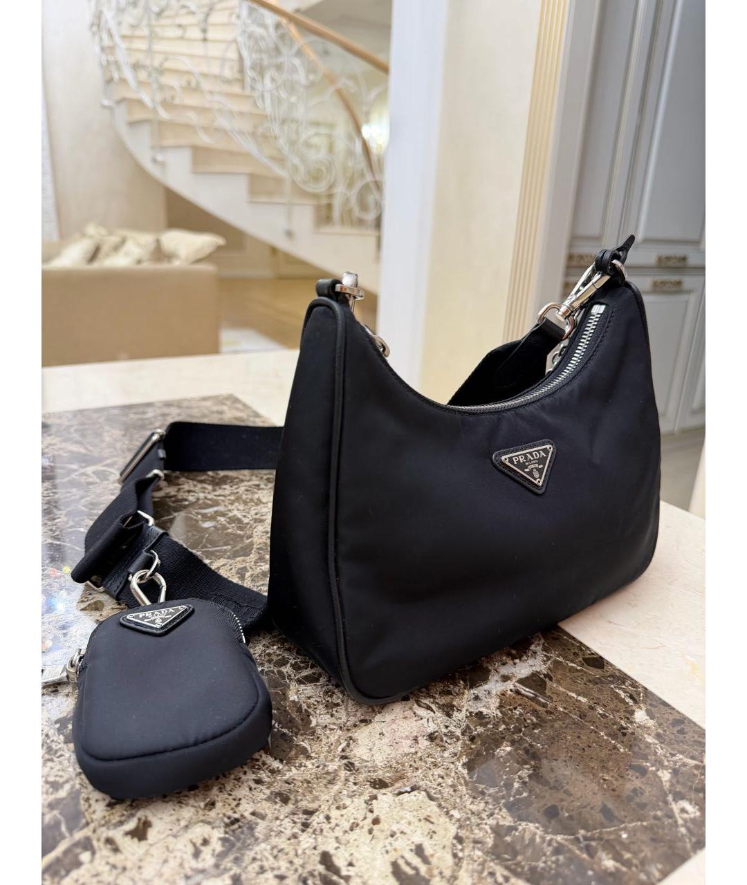 PRADA Черная сумка через плечо, фото 2