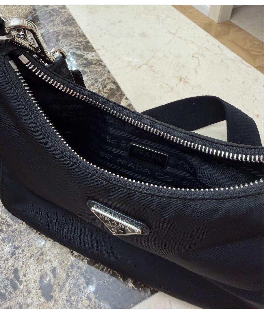 PRADA Черная сумка через плечо, фото 4