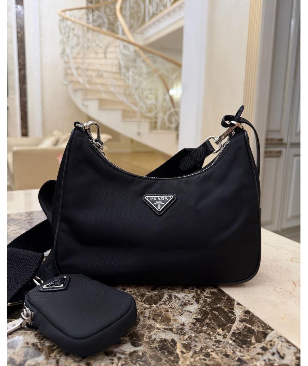 PRADA Черная сумка через плечо, фото 6