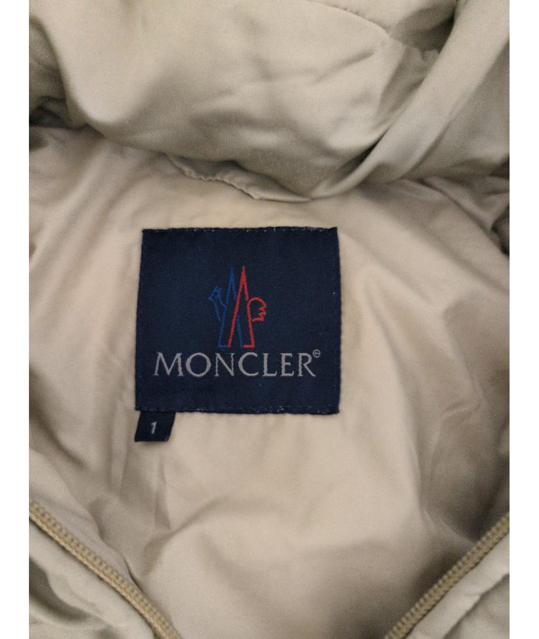 MONCLER Полиэстеровый пуховик, фото 3