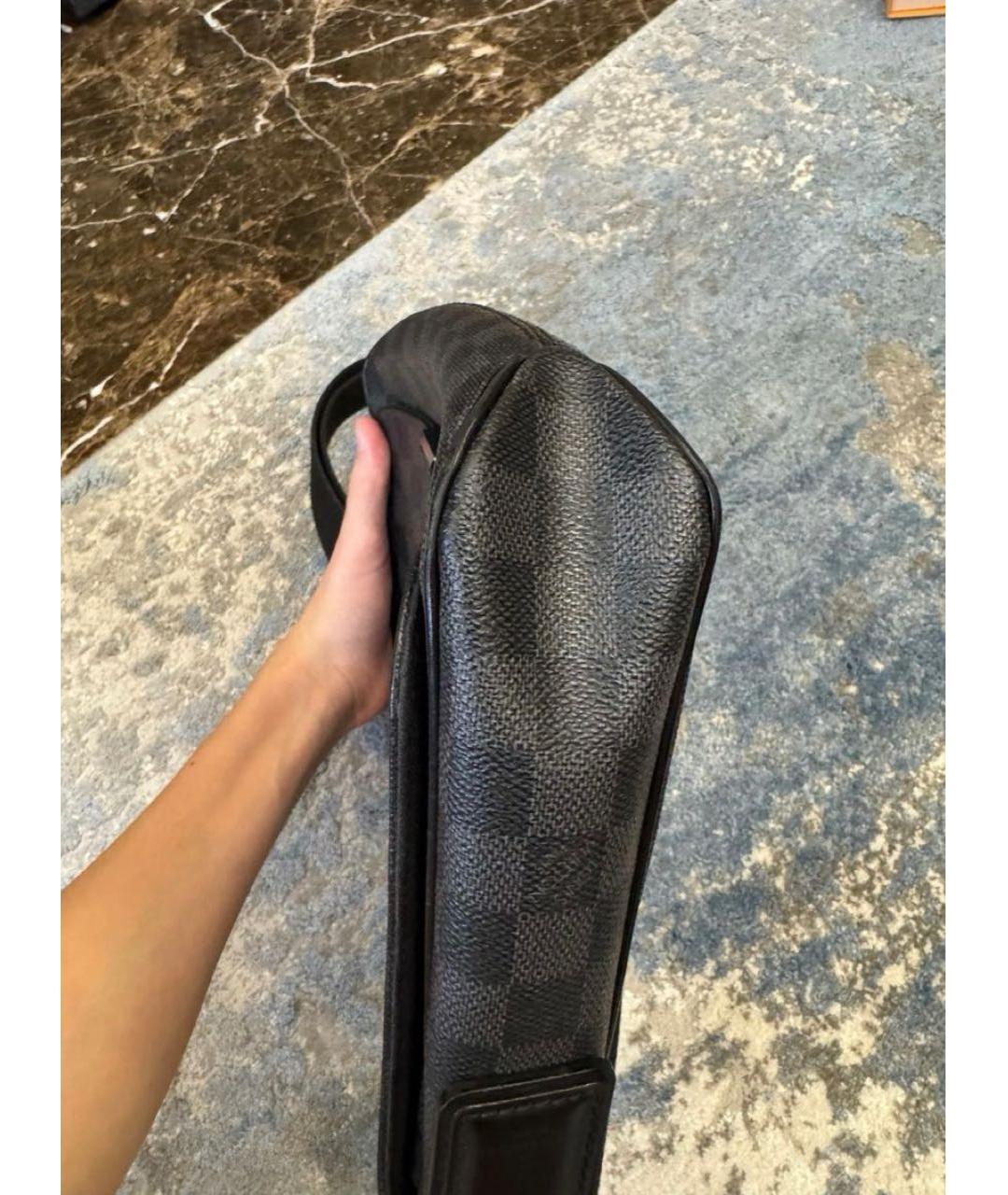 LOUIS VUITTON Черная сумка на плечо, фото 6