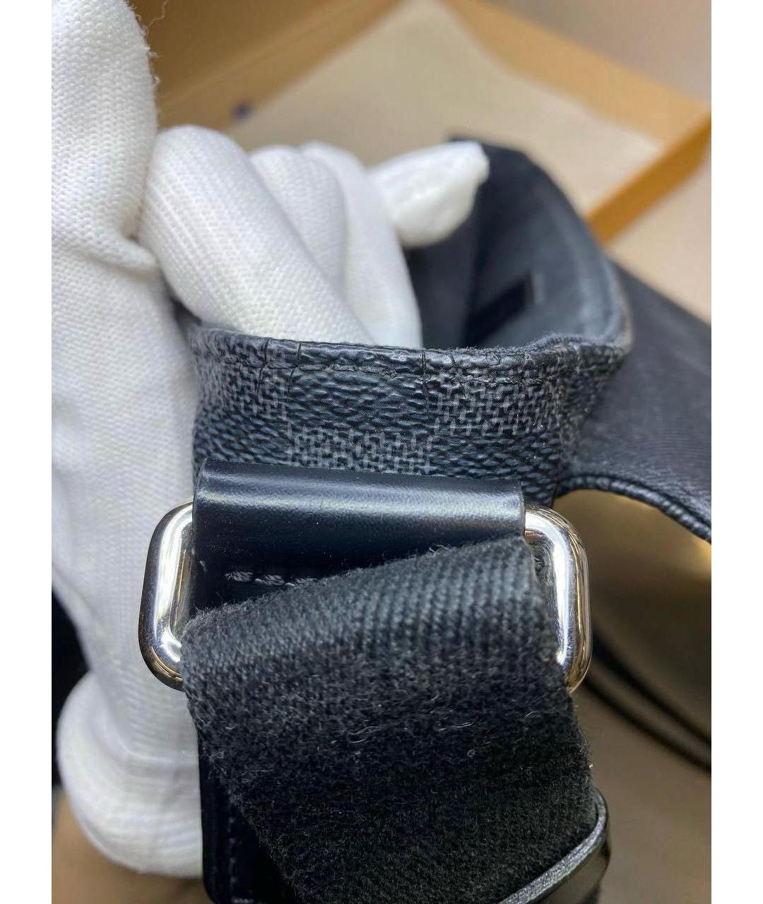 LOUIS VUITTON Черная сумка на плечо, фото 7