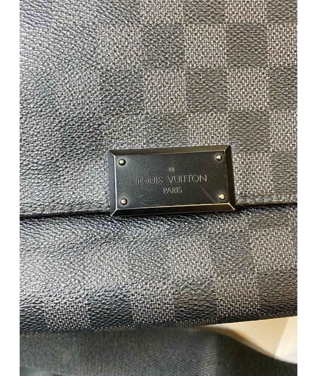 LOUIS VUITTON Черная сумка на плечо, фото 8