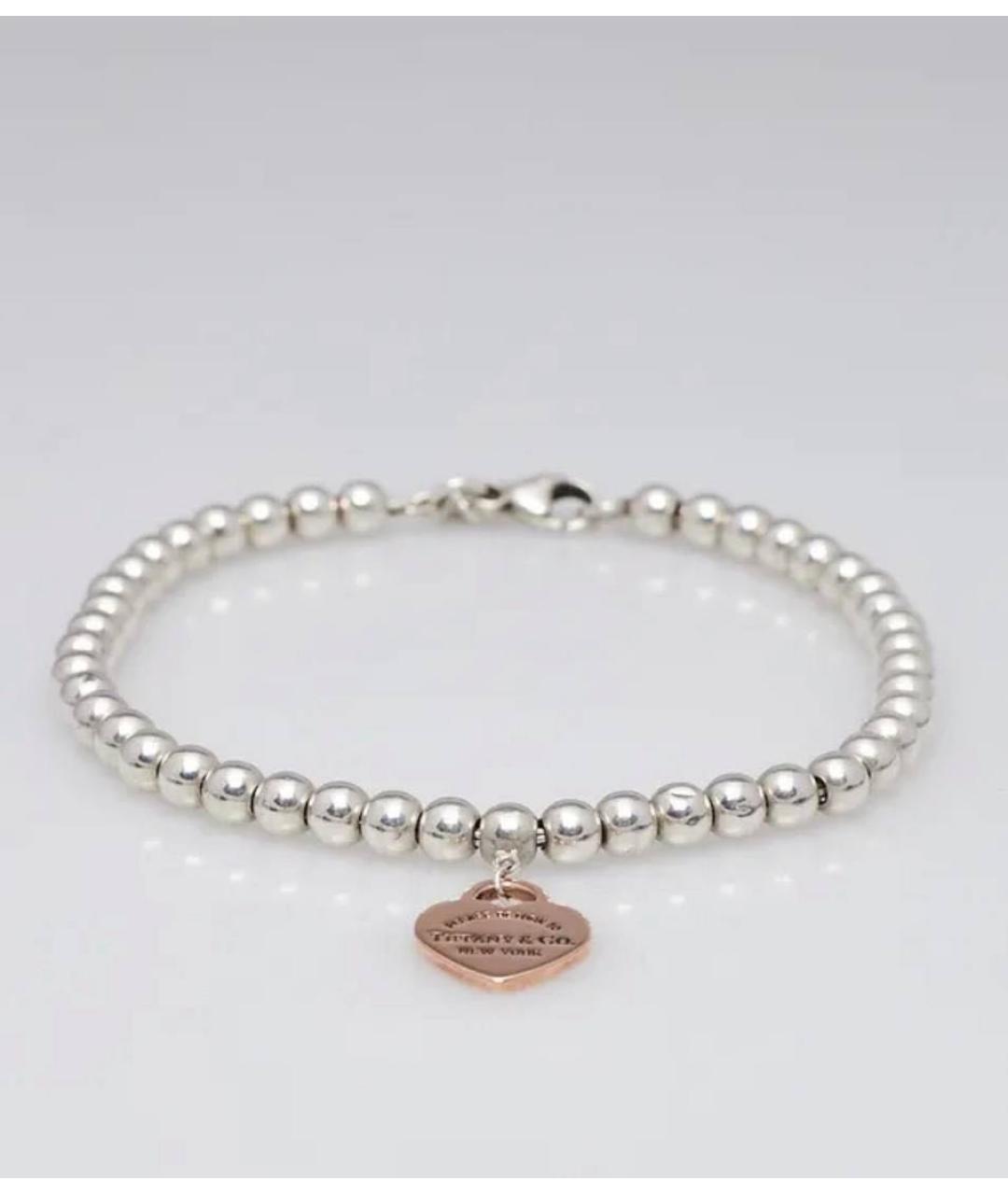 TIFFANY&CO Серебрянный серебряный браслет, фото 2