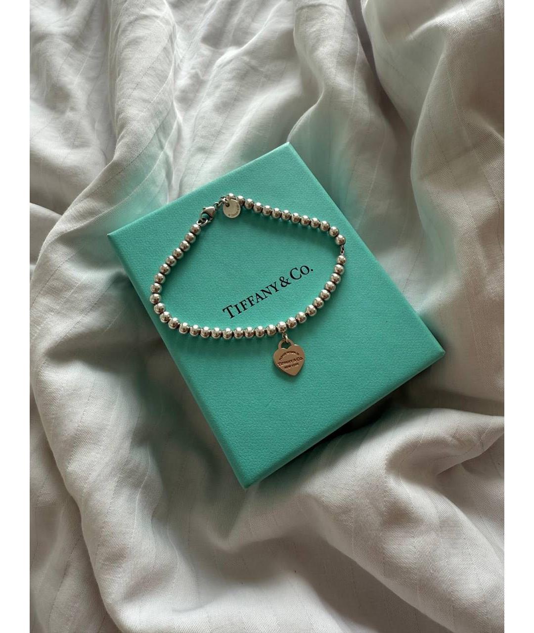 TIFFANY&CO Серебрянный серебряный браслет, фото 6