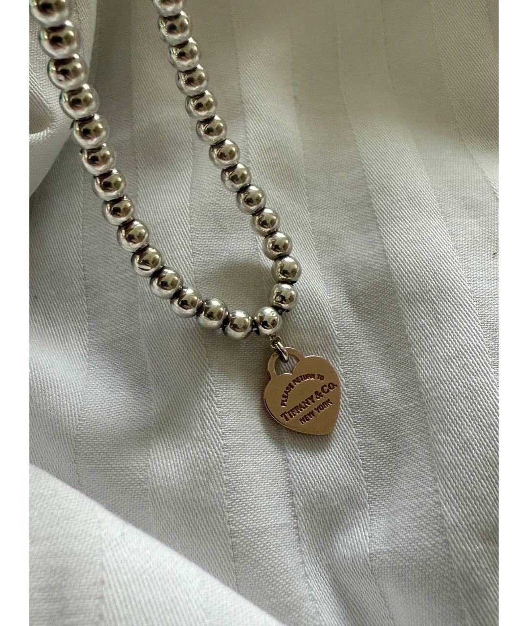 TIFFANY&CO Серебрянный серебряный браслет, фото 4