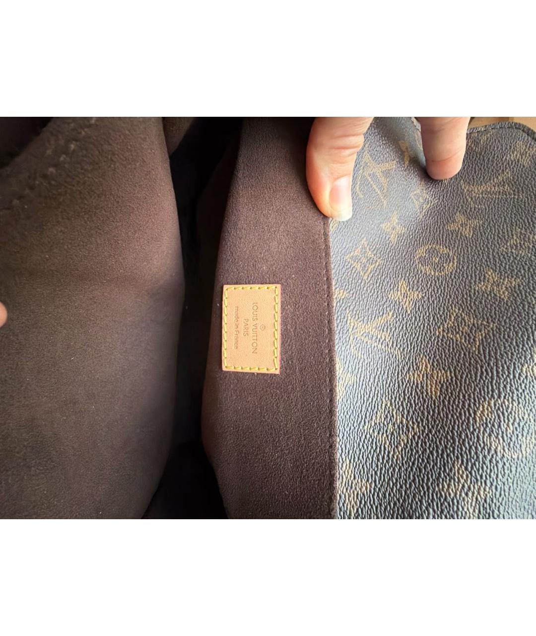 LOUIS VUITTON Коричневая сумка через плечо, фото 5