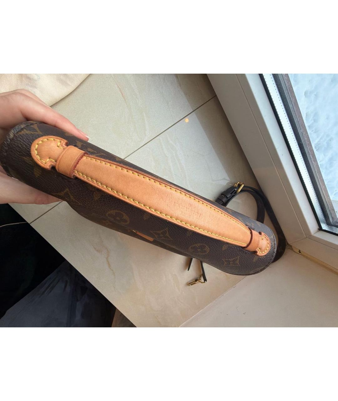 LOUIS VUITTON Коричневая сумка через плечо, фото 8