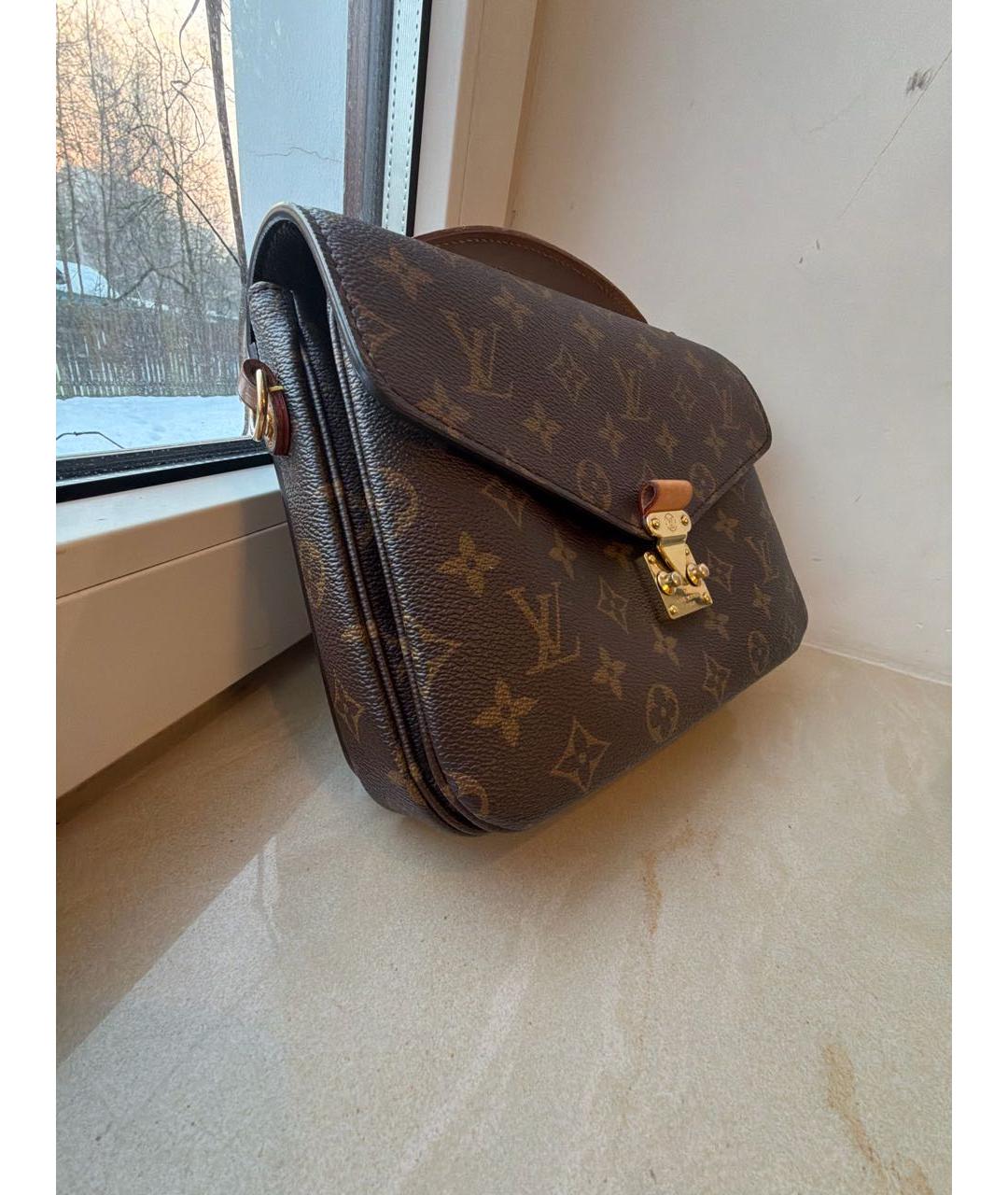 LOUIS VUITTON Коричневая сумка через плечо, фото 2