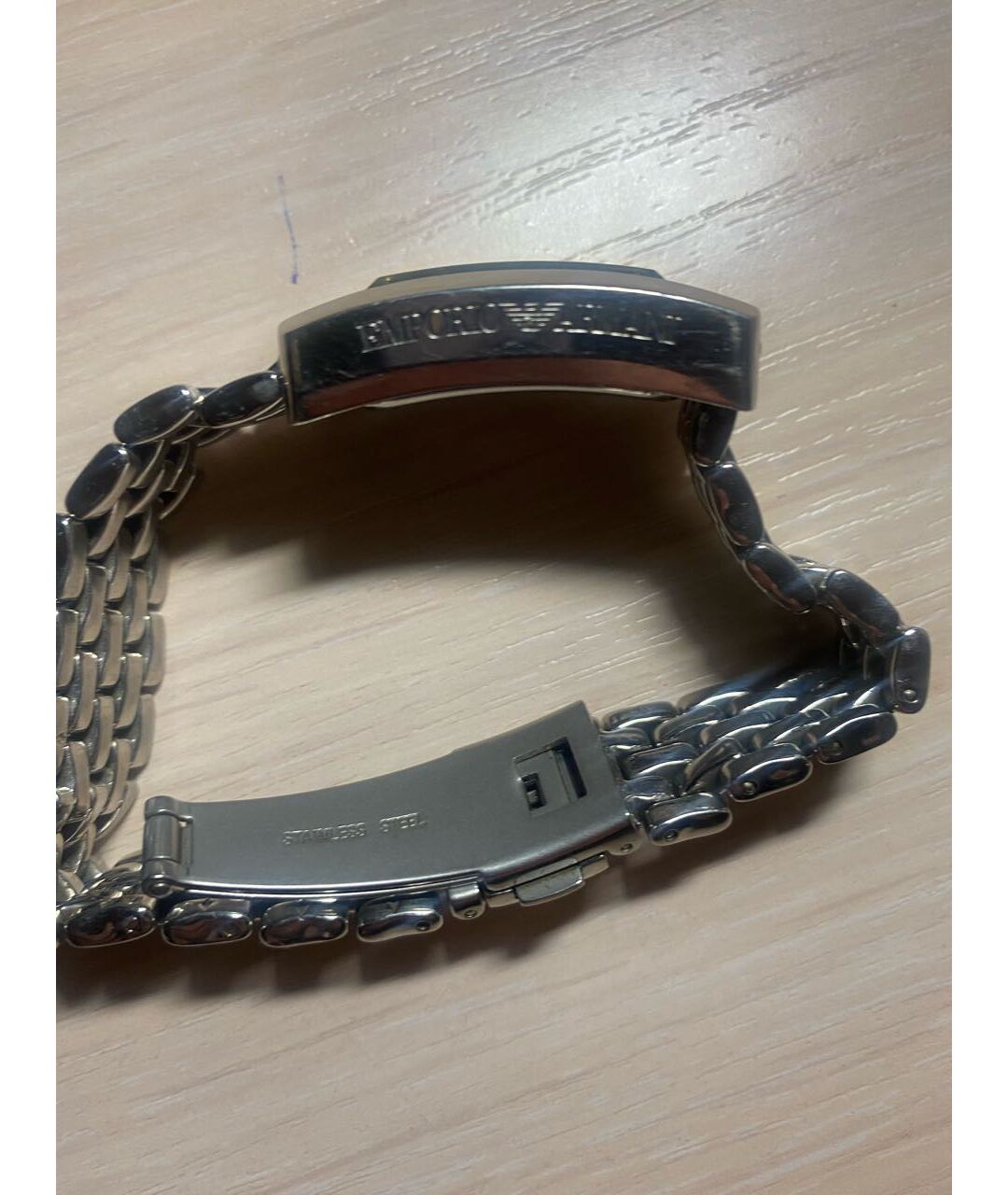 EMPORIO ARMANI Серебряные металлические часы, фото 2