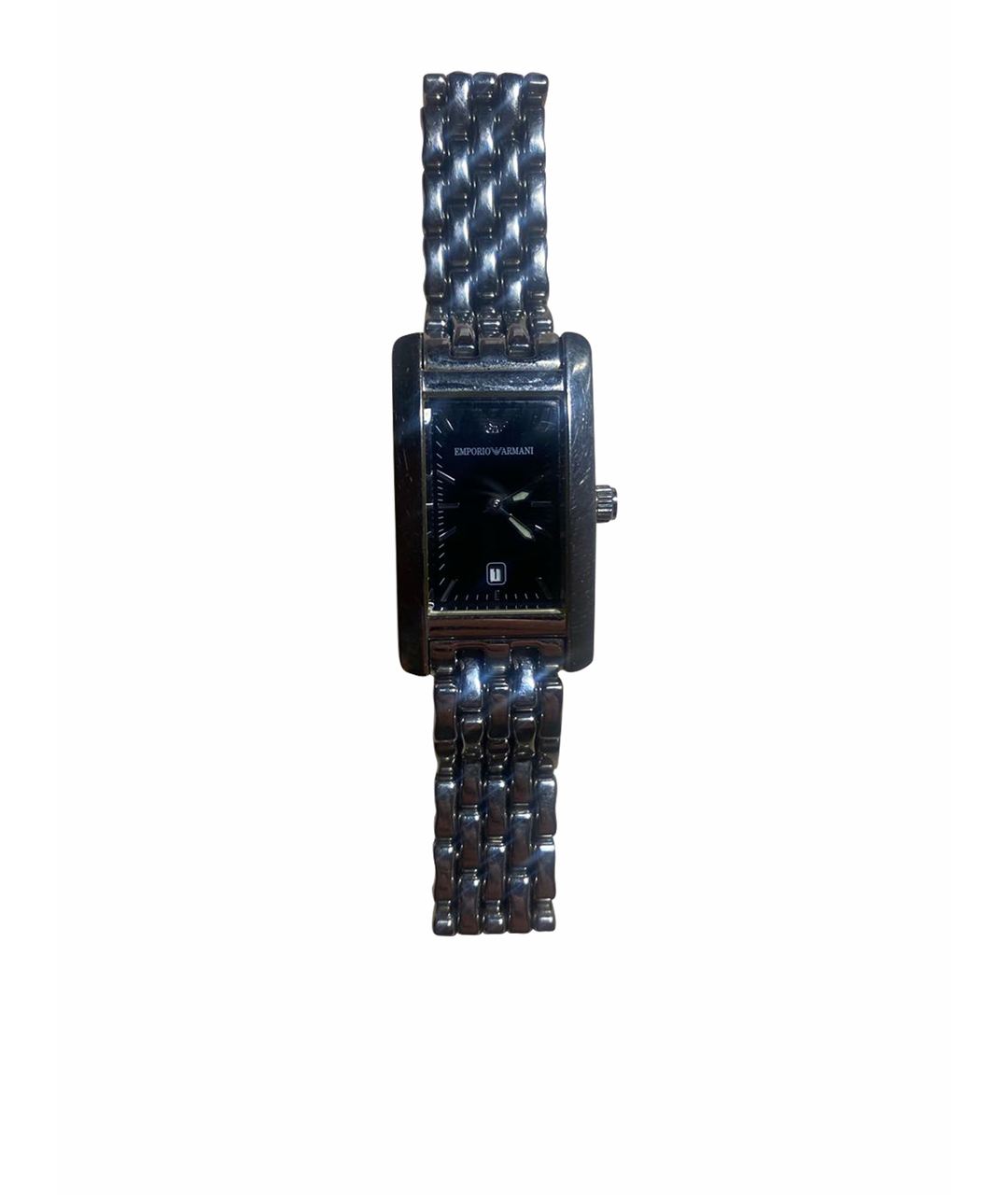 EMPORIO ARMANI Серебряные металлические часы, фото 1