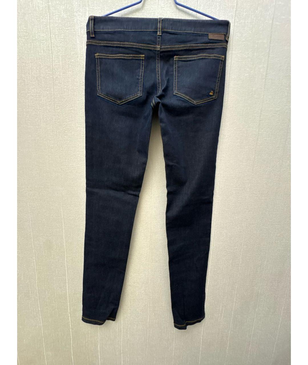 BONPOINT Темно-синие хлопковые джинсы слим, фото 2