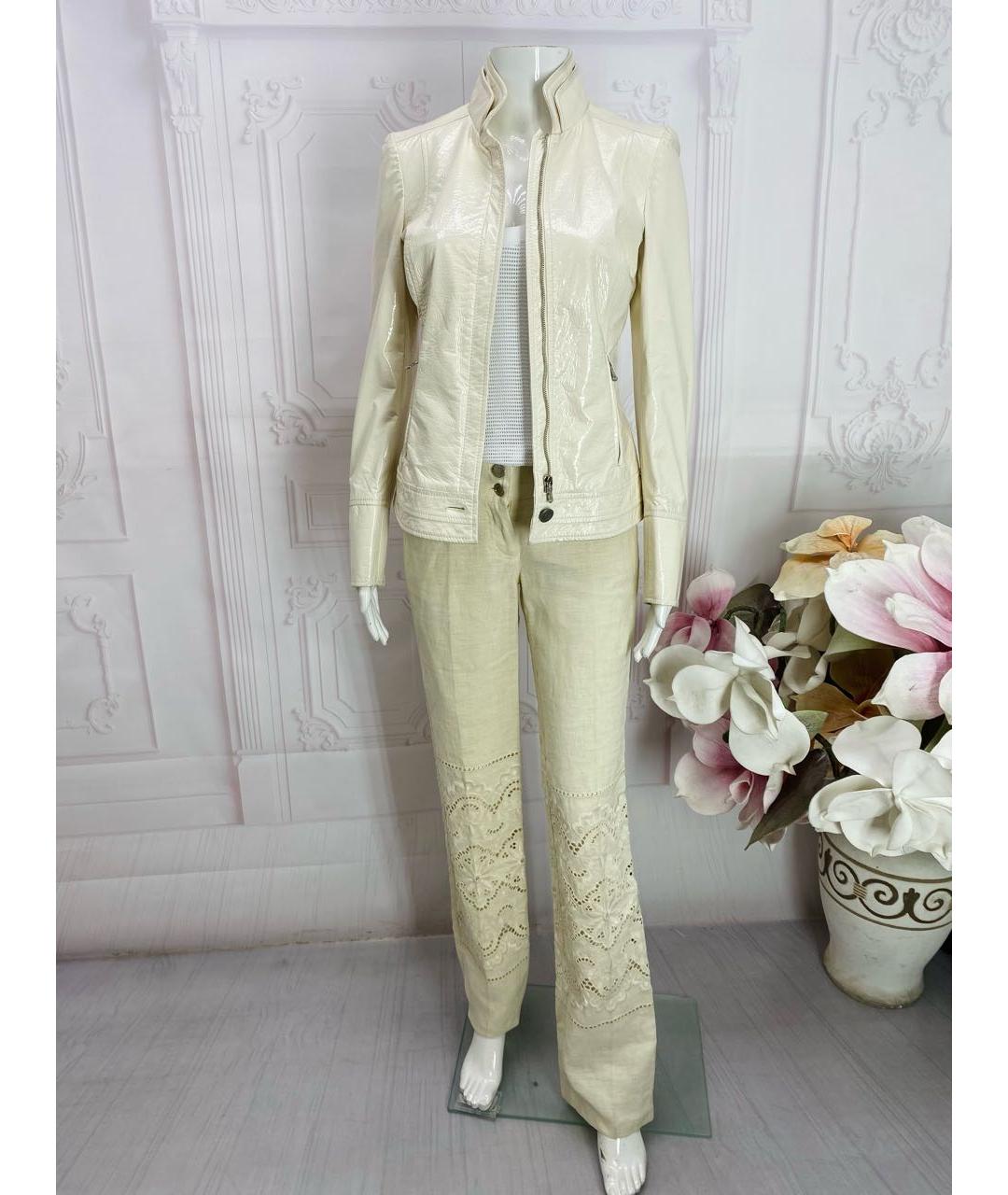 DOLCE&GABBANA Белая полиэстеровая куртка, фото 5