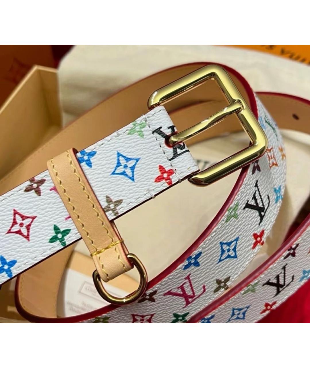 LOUIS VUITTON Мульти кожаный ремень, фото 6