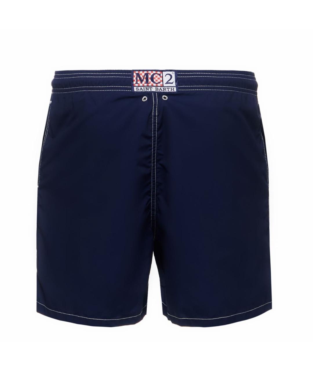 MC2 SAINT BARTH Мульти полиэстеровые шорты, фото 2