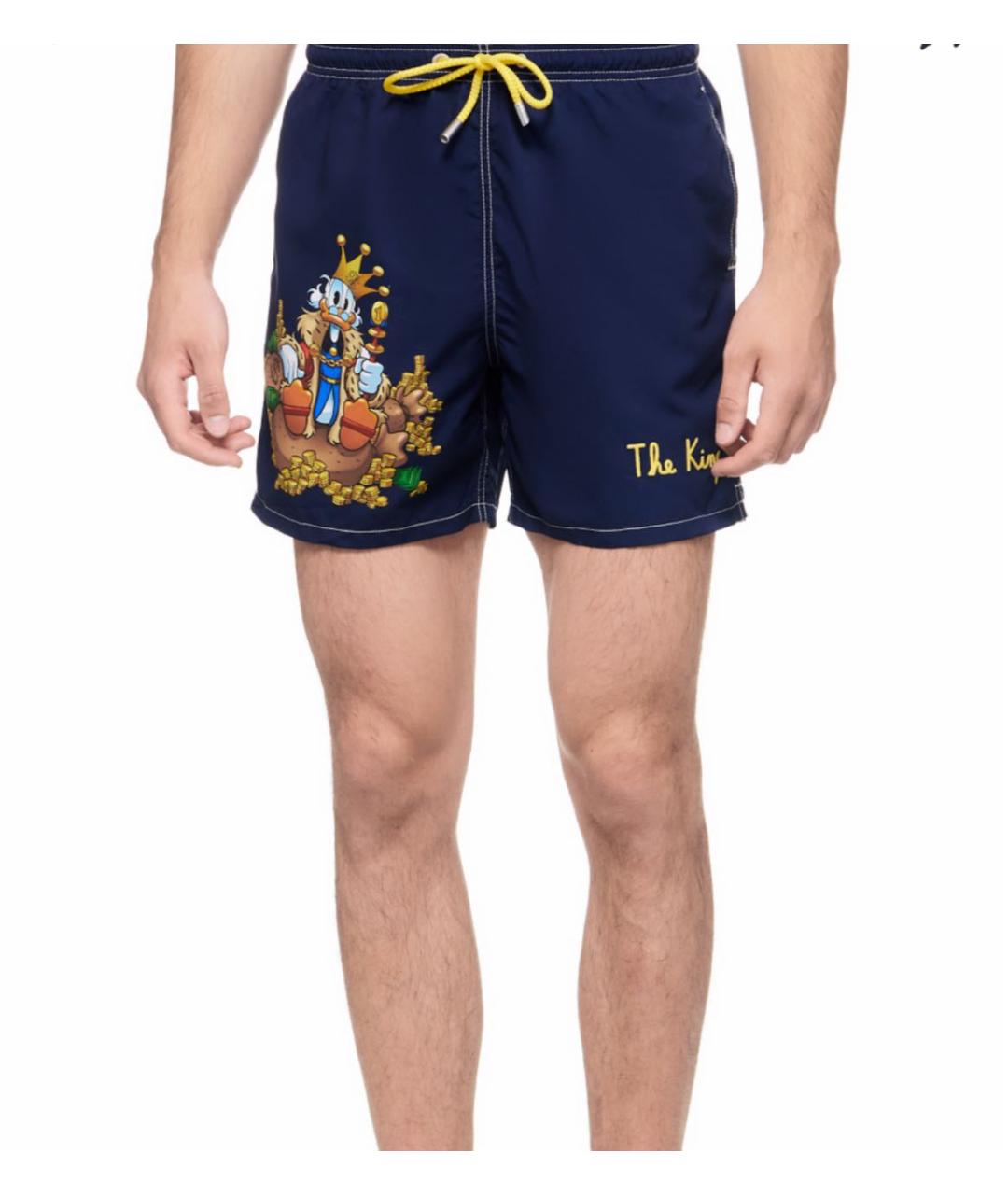 MC2 SAINT BARTH Мульти полиэстеровые шорты, фото 3