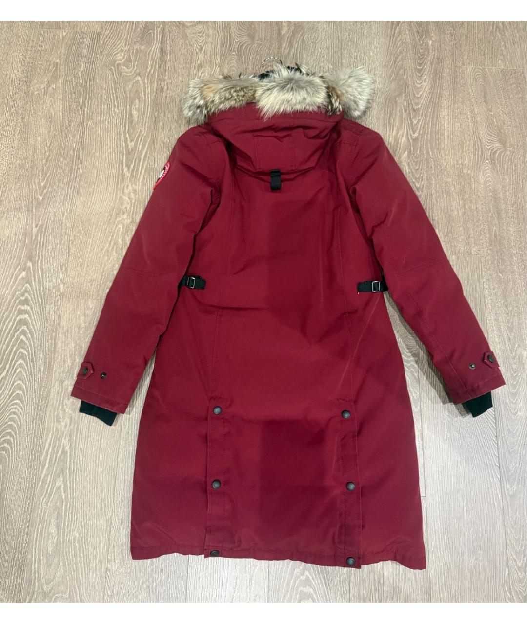 CANADA GOOSE Бордовый пуховик, фото 2