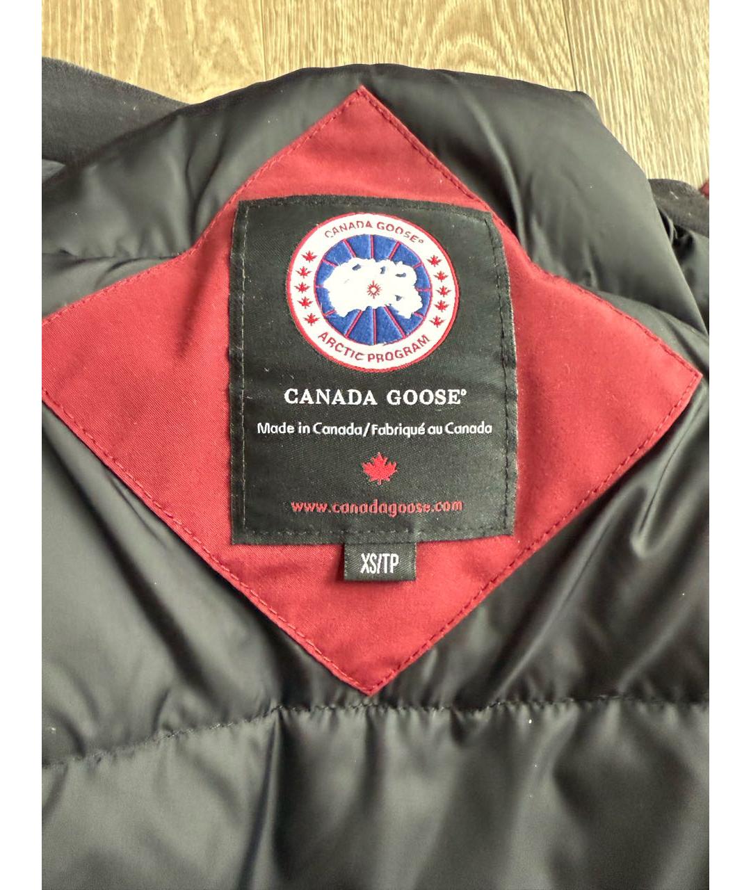 CANADA GOOSE Бордовый пуховик, фото 3