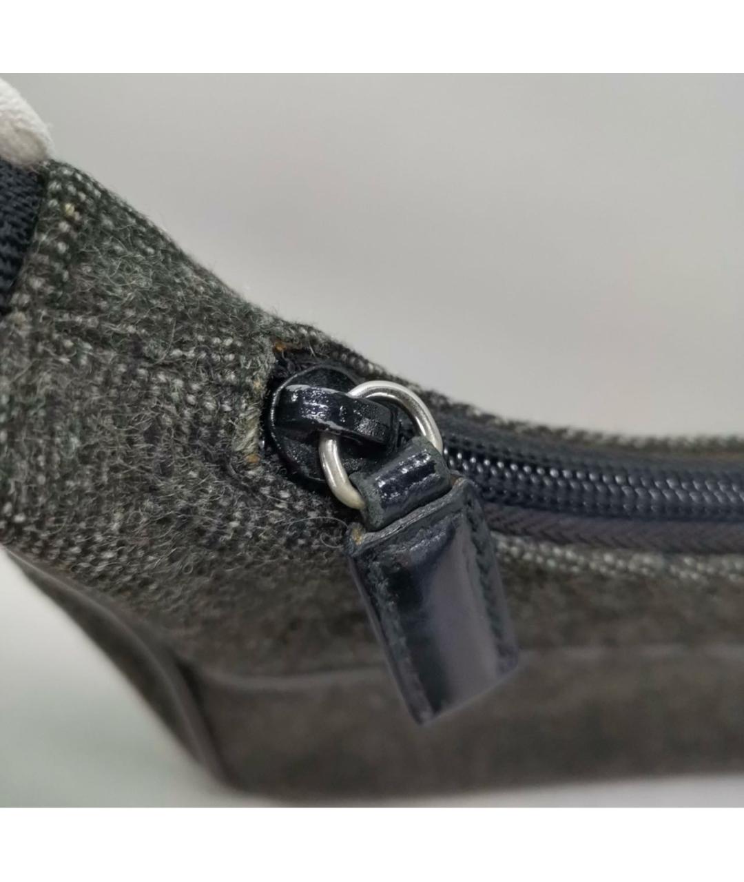 PRADA Серая сумка с короткими ручками, фото 3