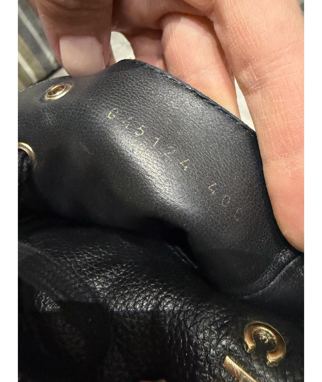 CHANEL Черные кожаные ботинки, фото 5