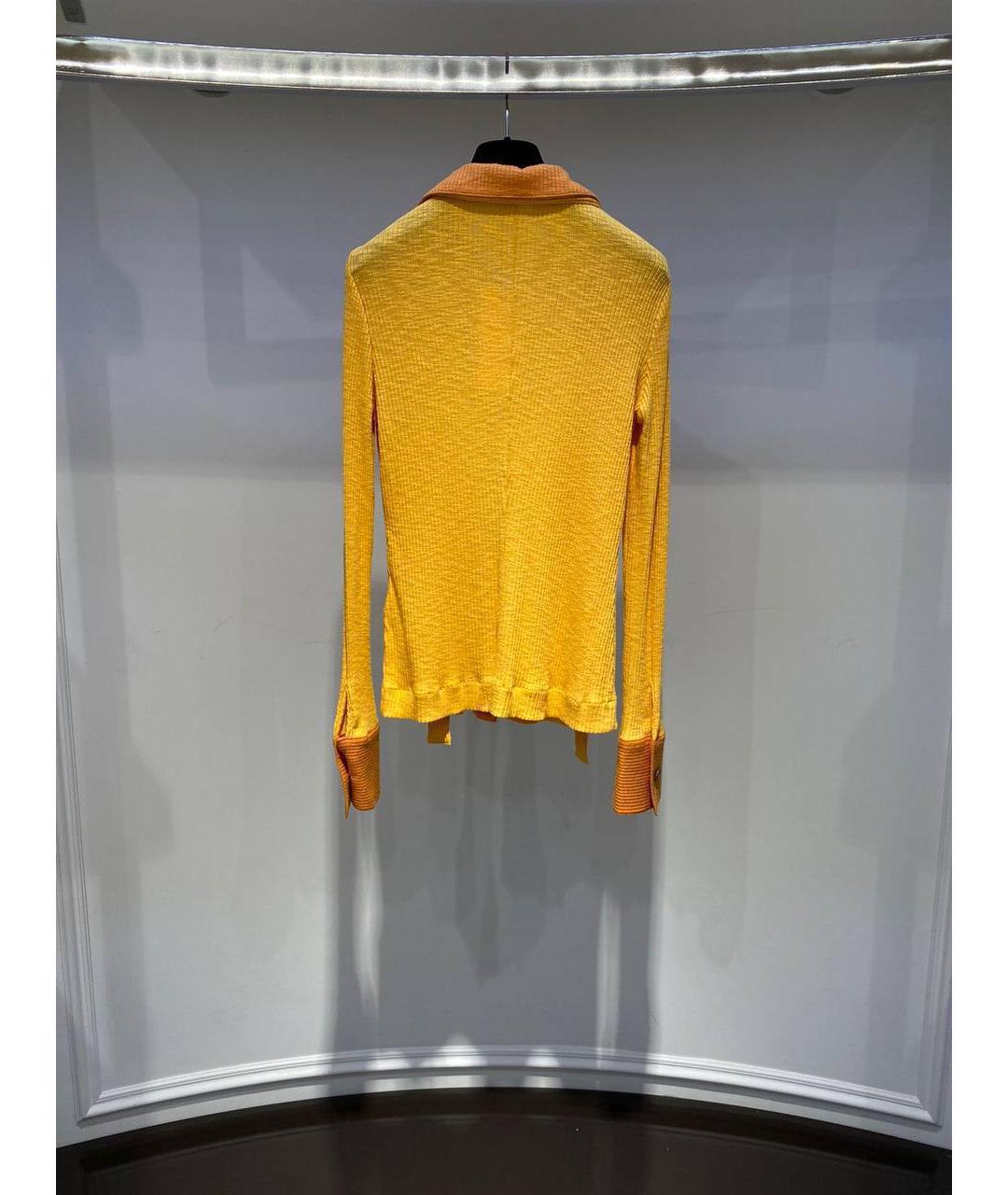 REJINA PYO Желтый шерстяной кардиган, фото 3