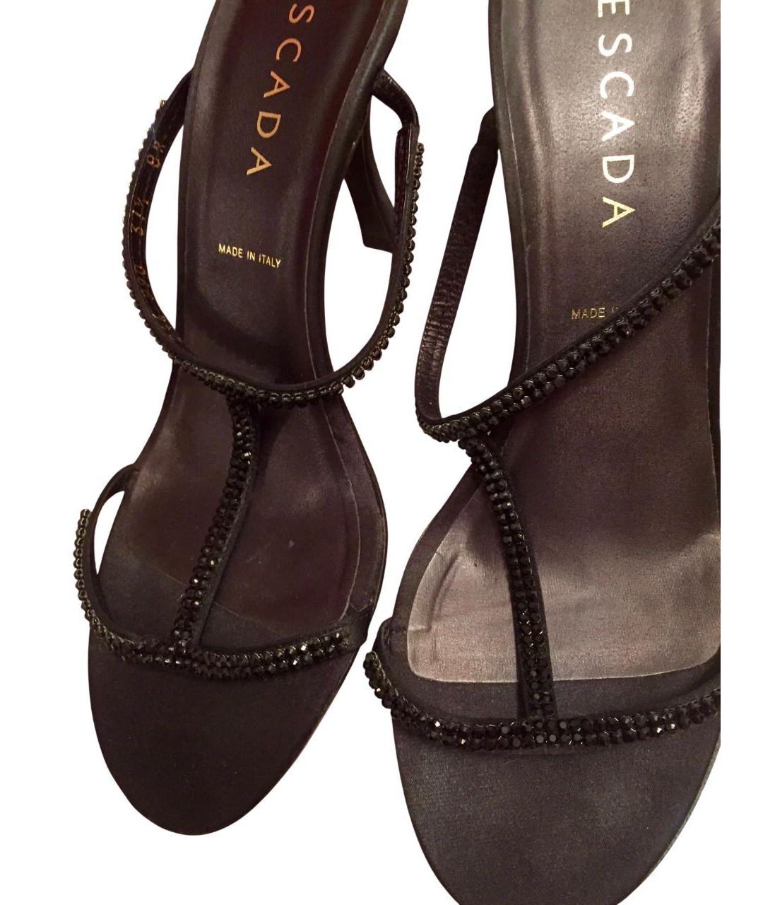 ESCADA Черные босоножки, фото 2